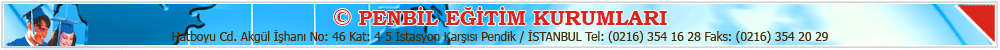 PEND�K PENB�L E��T�M KURUMLARI